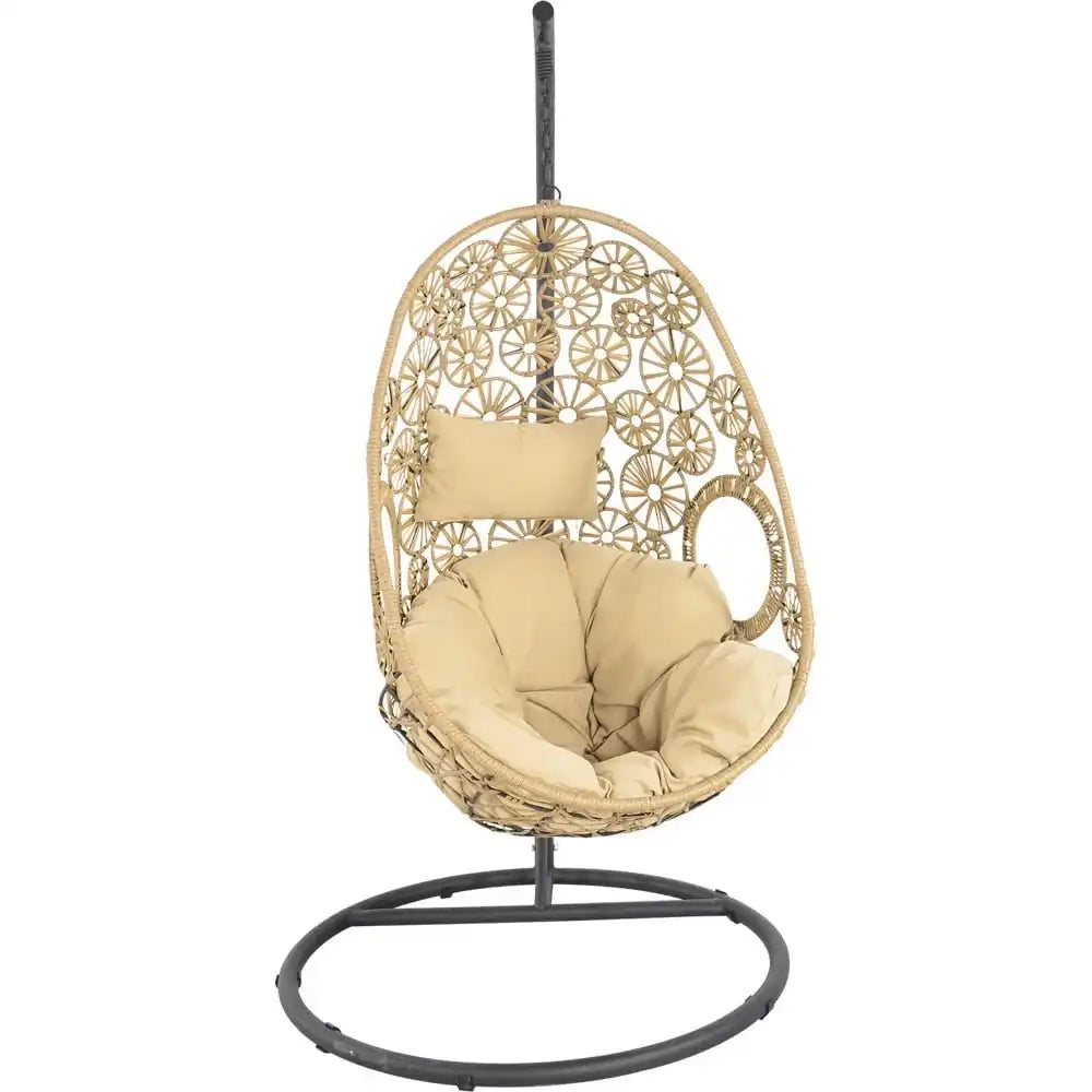 Hängesessel Relaxsessel Flower pulverbeschichtete Stahlgestell - HomeDesign Knaus