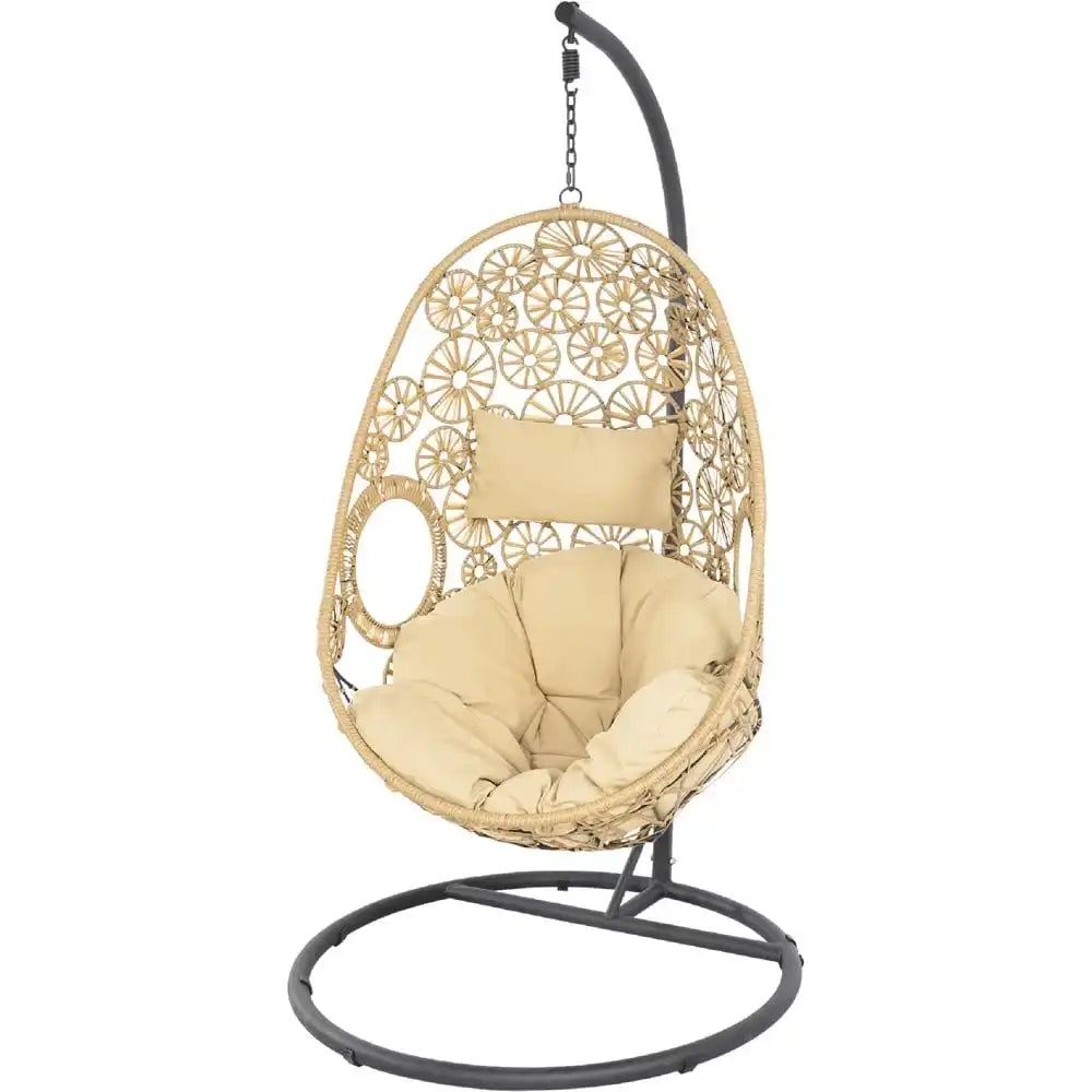 Hängesessel Relaxsessel Flower pulverbeschichtete Stahlgestell - HomeDesign Knaus
