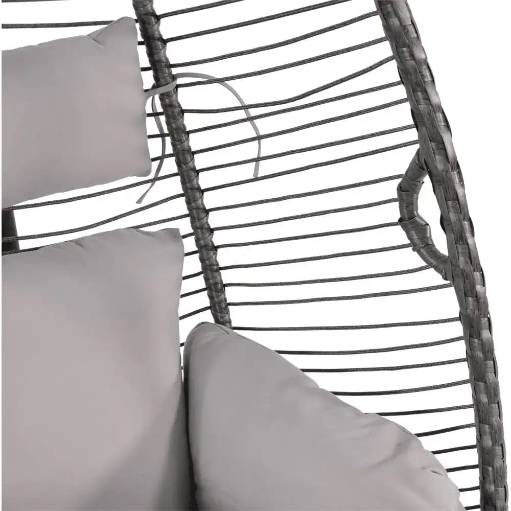 Hängesessel Relaxsessel Rope pulverbeschichtete Stahlgestell - HomeDesign Knaus