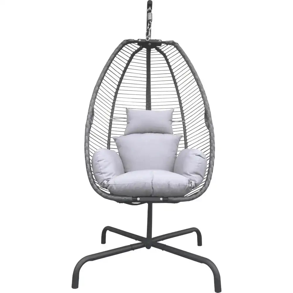 Hängesessel Relaxsessel Rope pulverbeschichtete Stahlgestell - HomeDesign Knaus