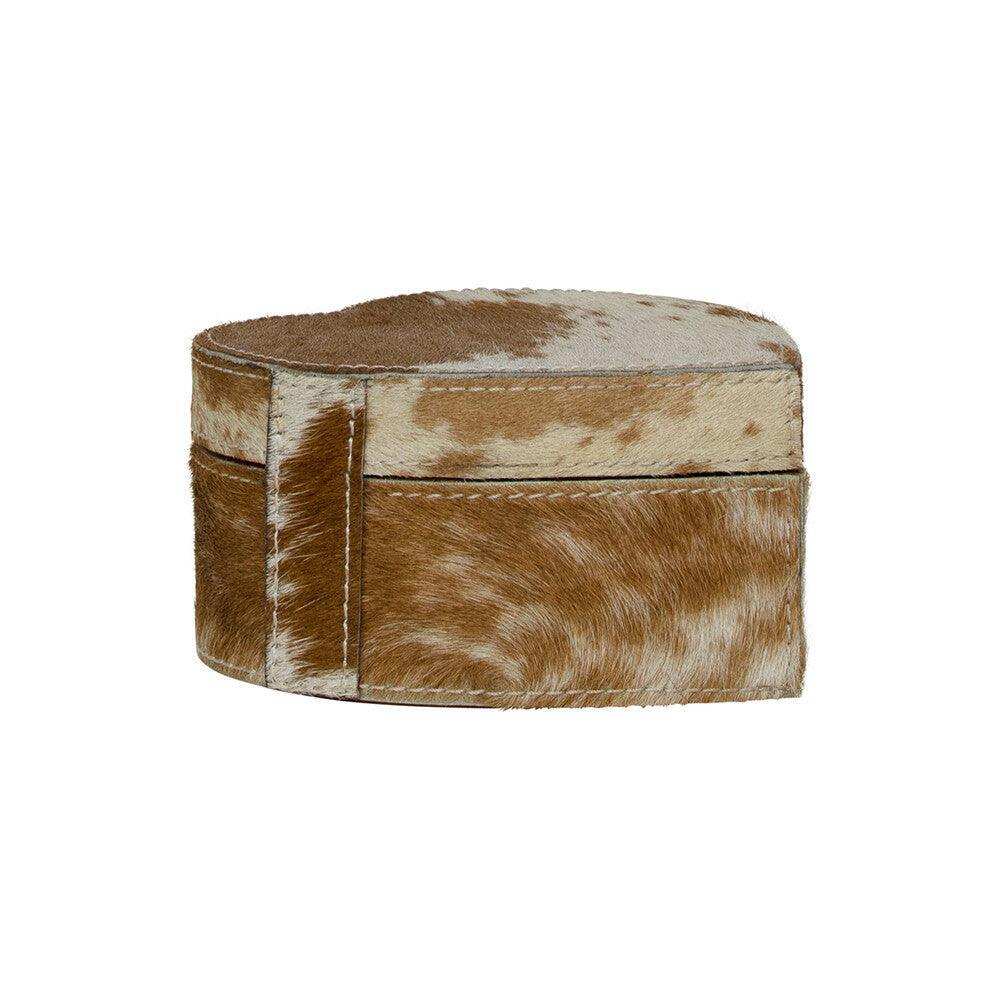 Herz Aufbewahrungsbox Schmuck Kuhleder Goldschmuck Schmuckkasten - HomeDesign Knaus