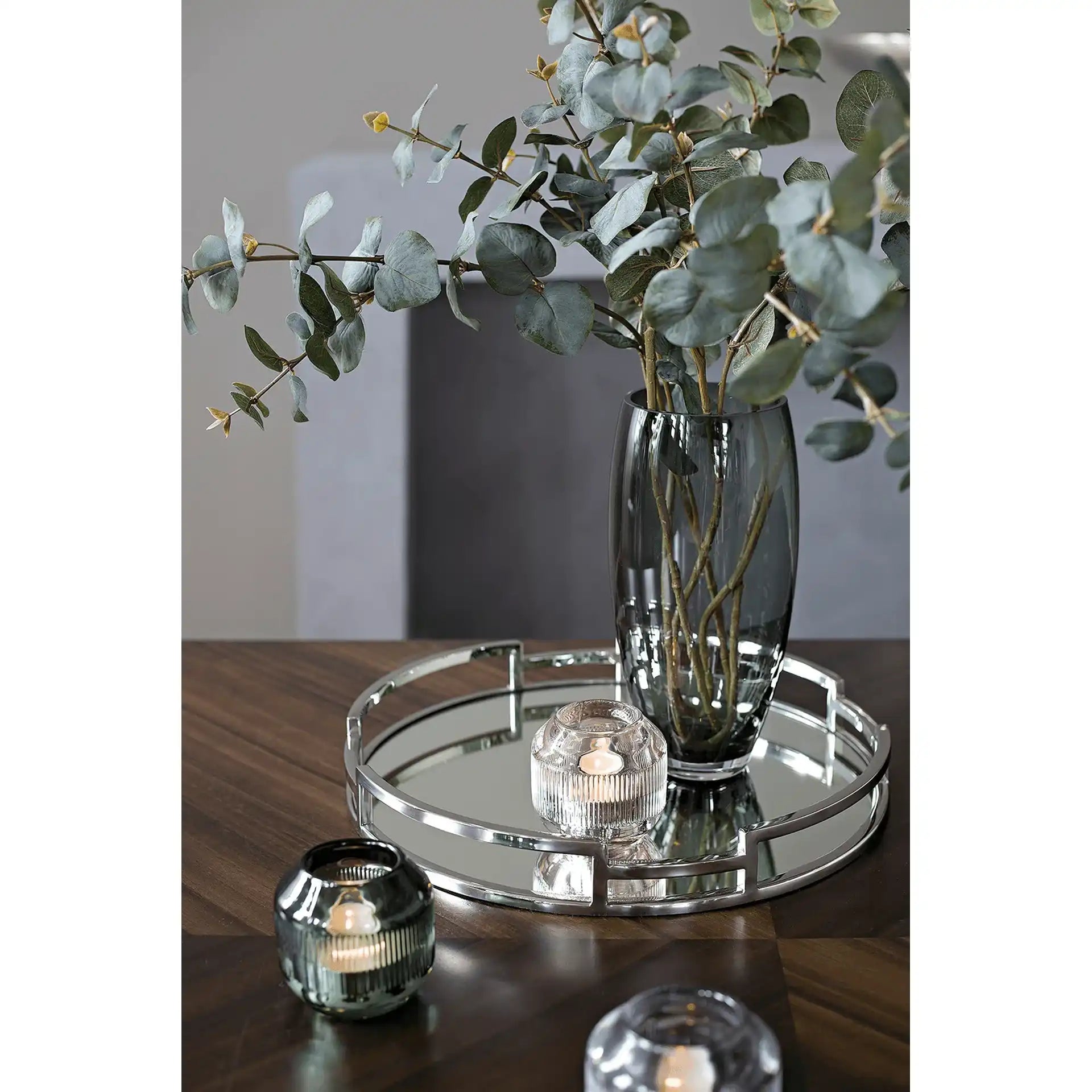 HOMMAGE Tablett Serviertablett Edelstahl Hochglanz poliert - HomeDesign Knaus