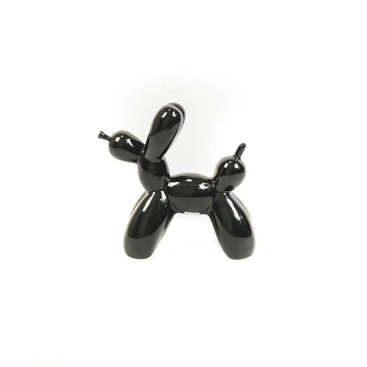 Housevitamin Doggy Style Ballon-Ornament – Schwarz – 8 x 18,5 x 8 cm - HomeDesign Knaus