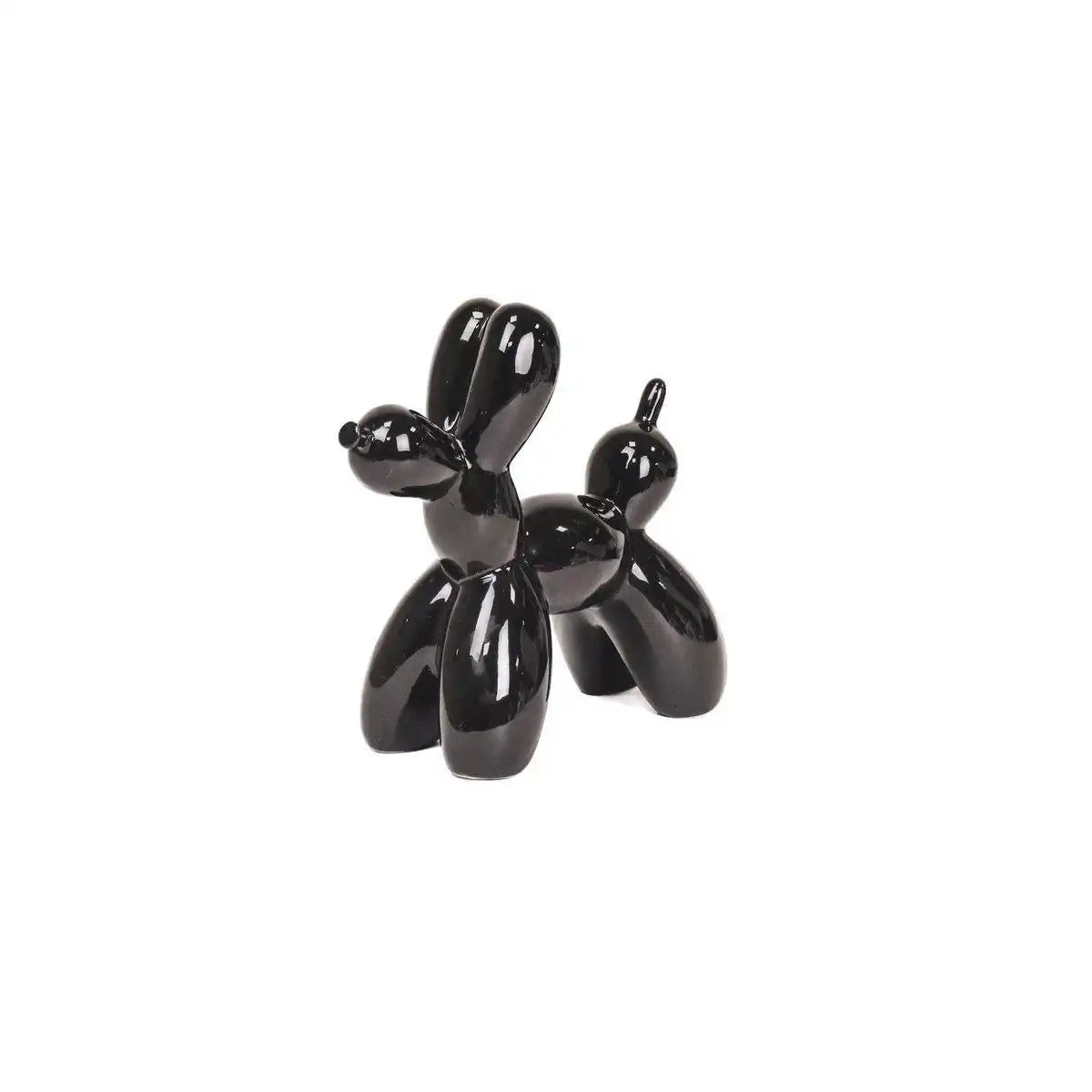 Housevitamin Doggy Style Ballon-Ornament – Schwarz – 8 x 18,5 x 8 cm - HomeDesign Knaus