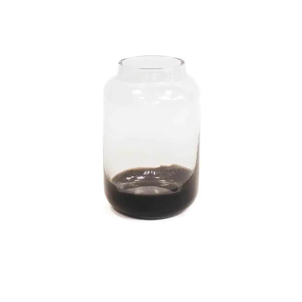 Housevitamin Vase Dipdye – Schwarz – 17 x 26 cm - HomeDesign Knaus