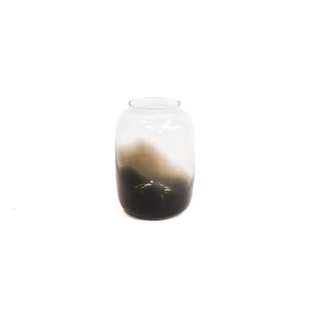 Housevitamin Vase Dipdye – Schwarz – 18 x 25 cm - HomeDesign Knaus