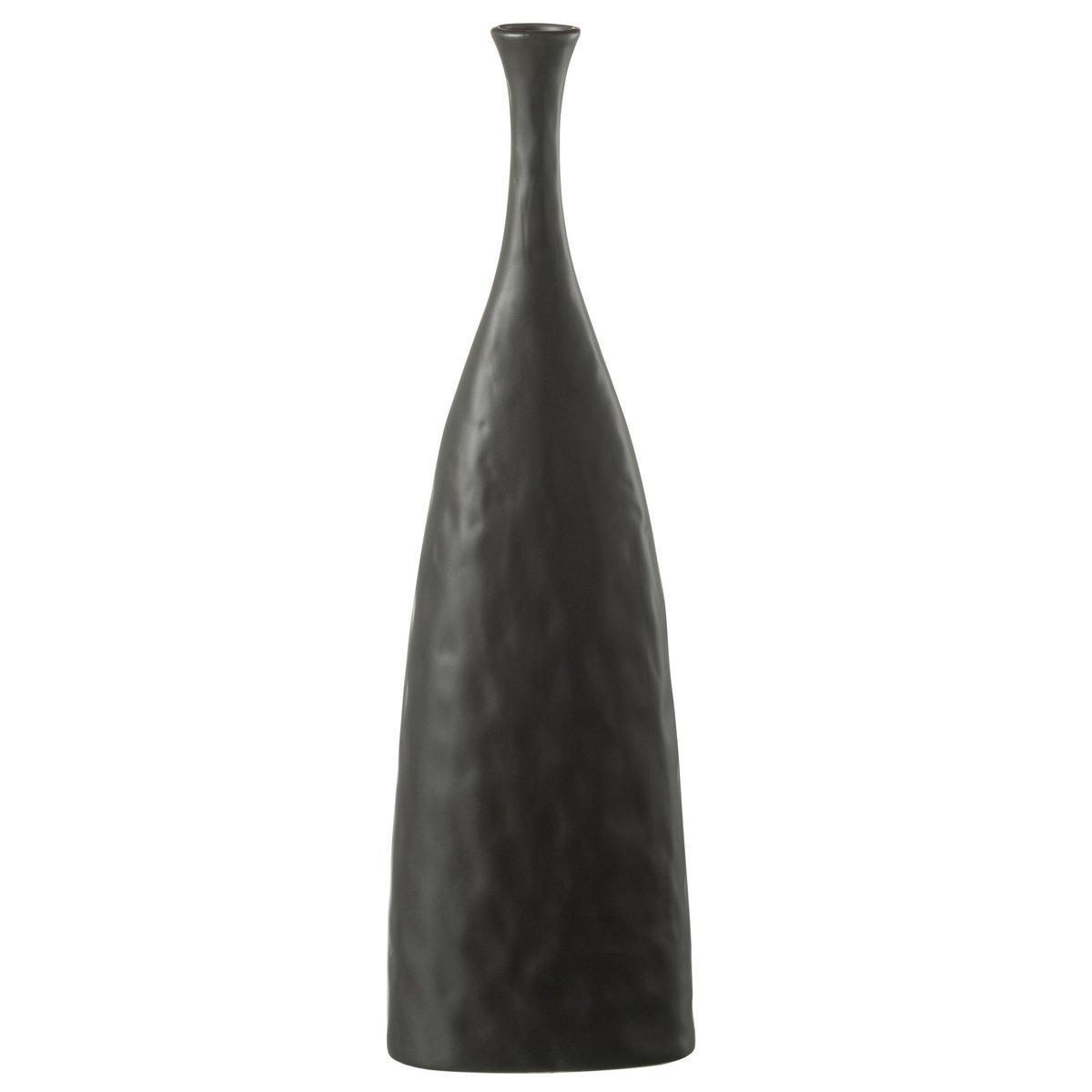 J-Line Vase Zihao Keramik Schwarz Groß – 50,00 cm hoch - HomeDesign Knaus