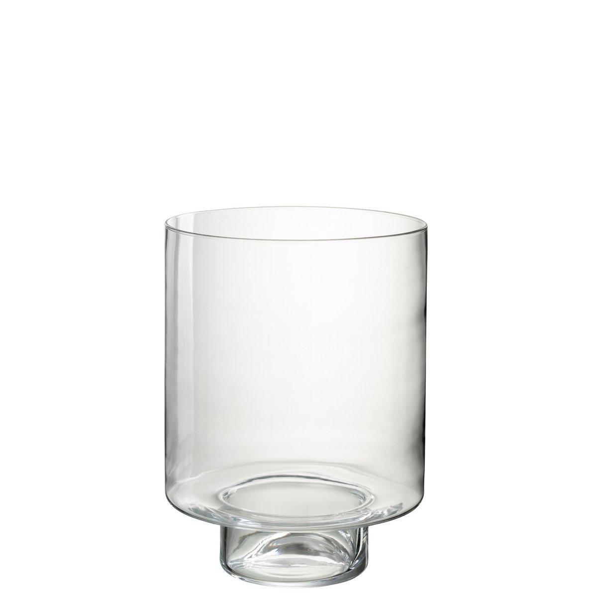 J-Line Windlicht, gerades Glas transparent - HomeDesign Knaus