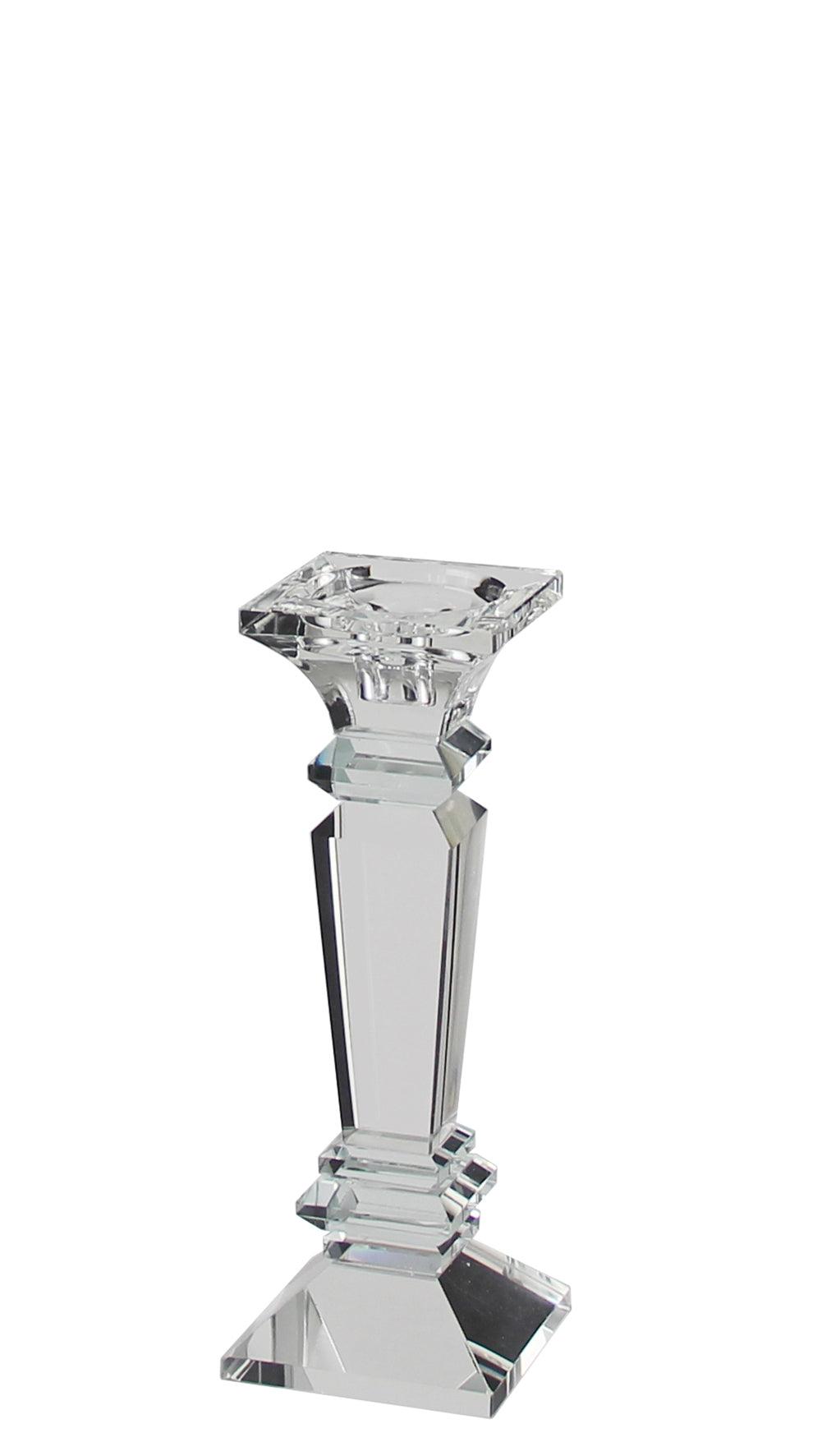 Kaheku Colton Kristallglas Teelichthalter hochklar Handarbeit - HomeDesign Knaus wir schaffen Inspirationen 