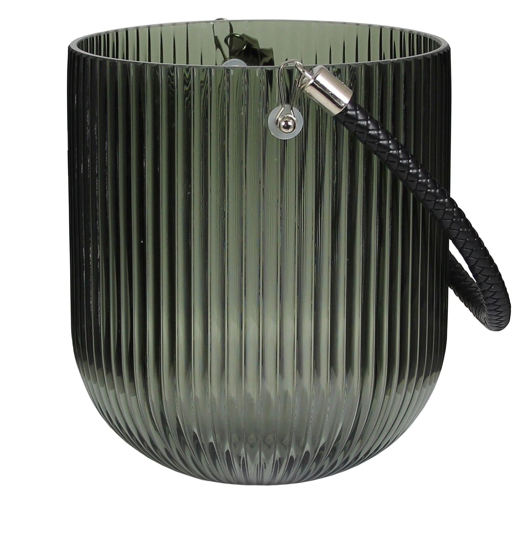 Kaheku Relax Laterne Vase Windlicht rauch Mundgeblasen Handarbeit - HomeDesign Knaus wir schaffen Inspirationen 