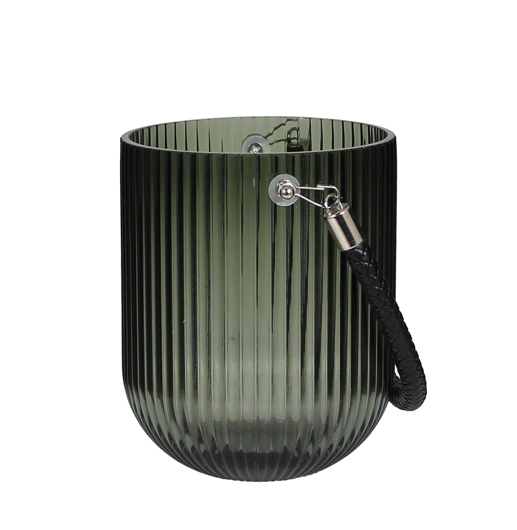 Kaheku Relax Laterne Vase Windlicht rauch Mundgeblasen Handarbeit - HomeDesign Knaus wir schaffen Inspirationen 