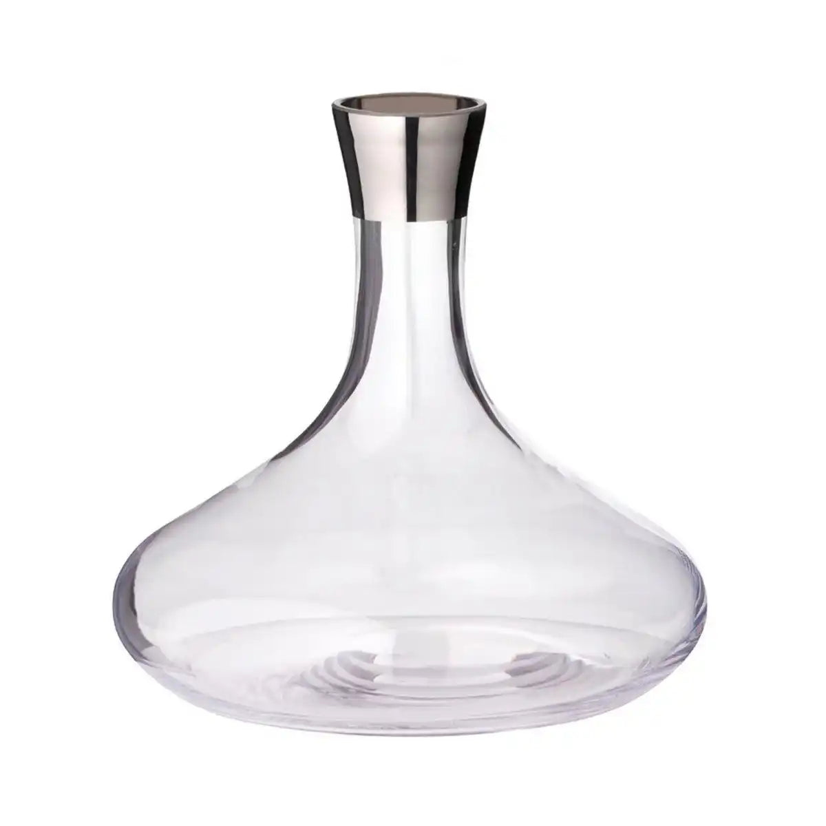 Karaffe Edward mundgeblasenes Kristallglas mit Platinrand 1,6L - HomeDesign Knaus