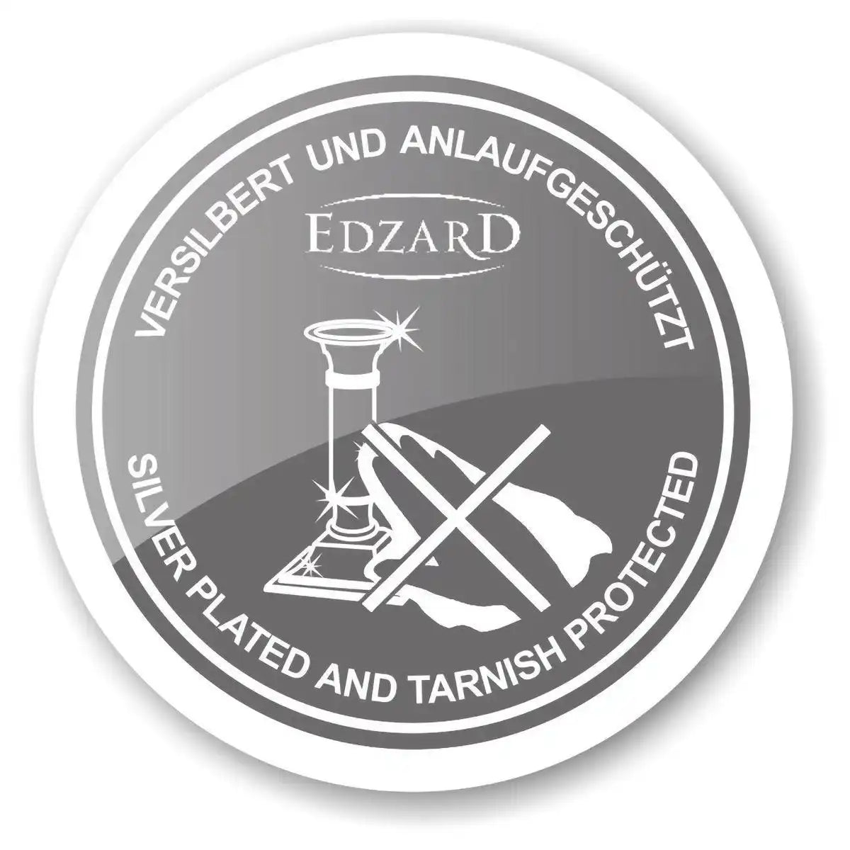 Kerzenleuchter Lincoln für Stabkerze edel versilbert 15 cm - HomeDesign Knaus