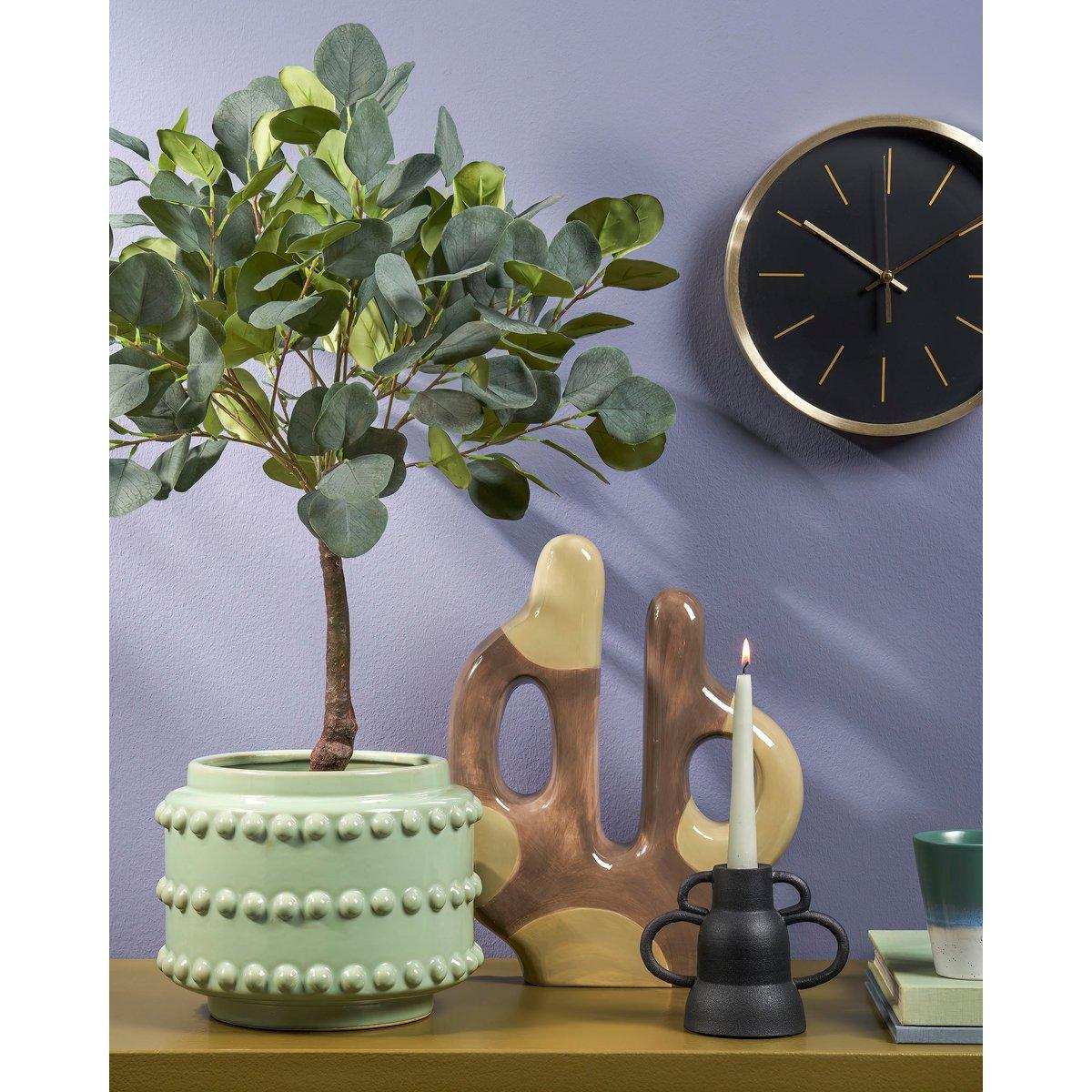 Künstliche Eukalyptuspflanze im Blumentopf – H75 x Ø15 cm – Grün - HomeDesign Knaus