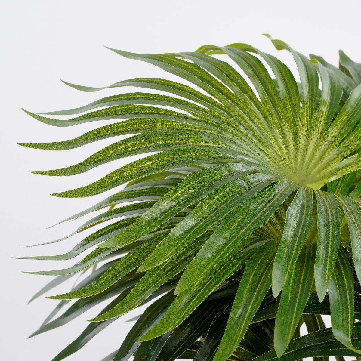 Künstliche Palmenpflanze im Blumentopf Stan – H40 x Ø35 cm – Grün - HomeDesign Knaus