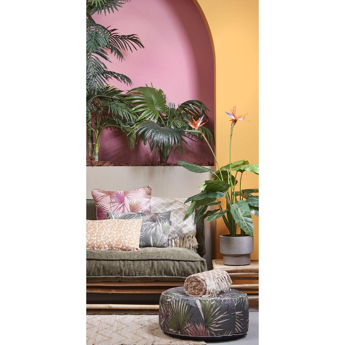 Künstliche Strelitzia-Pflanze – H110 x Ø60 cm – Grün - HomeDesign Knaus