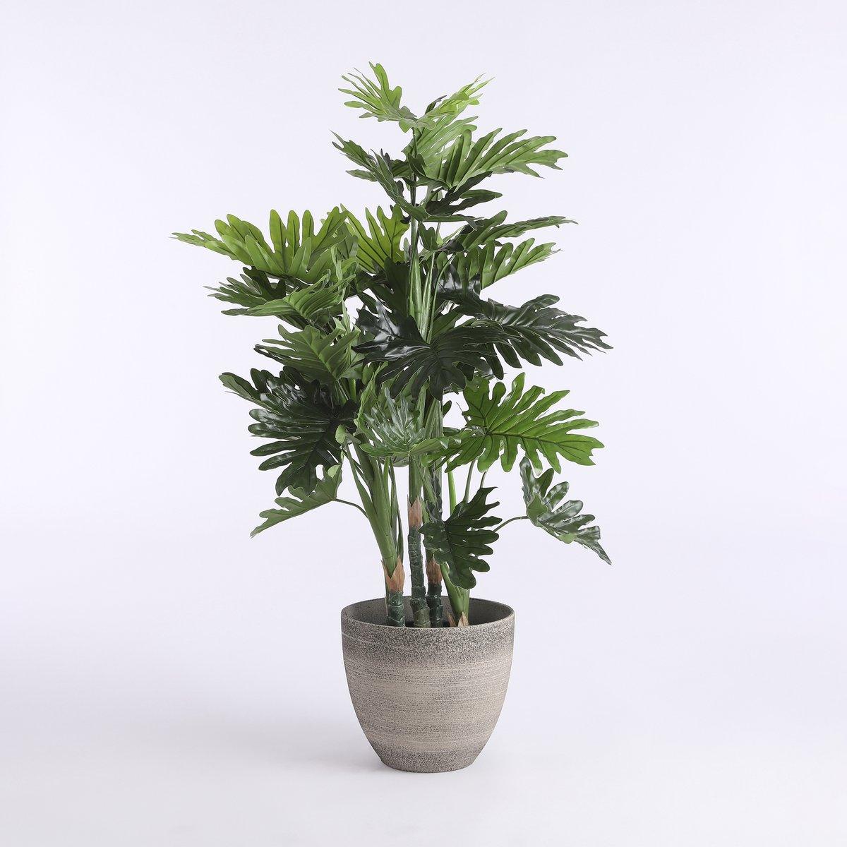 Kunstpflanze Philodendron – H120 x Ø80 cm – Grün - HomeDesign Knaus