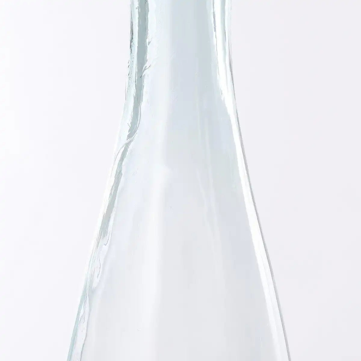 Kyara Flaschenvase – H100 x Ø20 cm – recyceltes Glas – transparent - HomeDesign Knaus