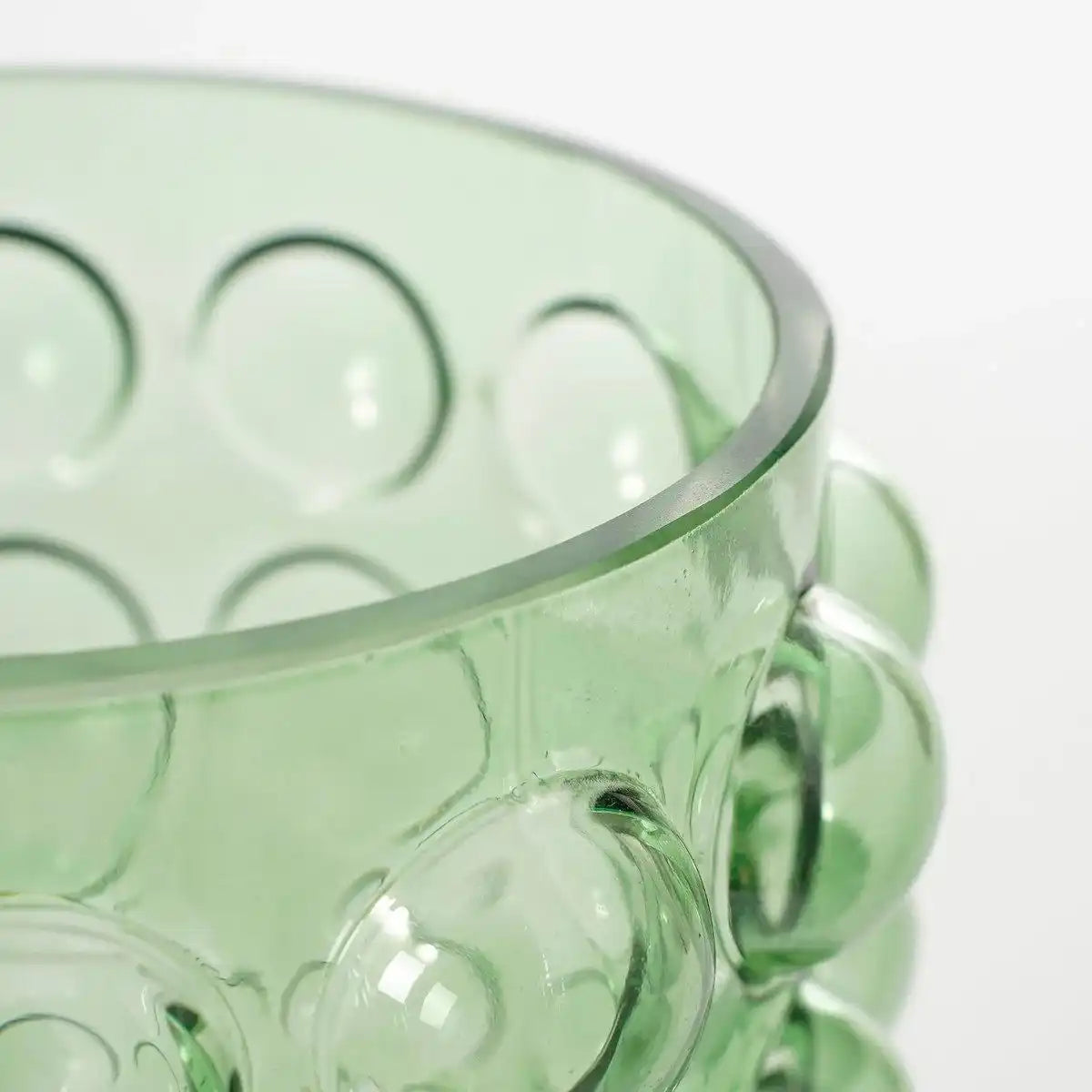 Lausanne Vase - H25 x Ø12 cm - Glas - Grün - HomeDesign Knaus