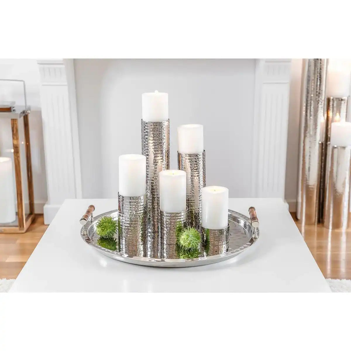 Leuchter Agadir Kerzenständer H 5 cm / Ø 8,5 cm - HomeDesign Knaus