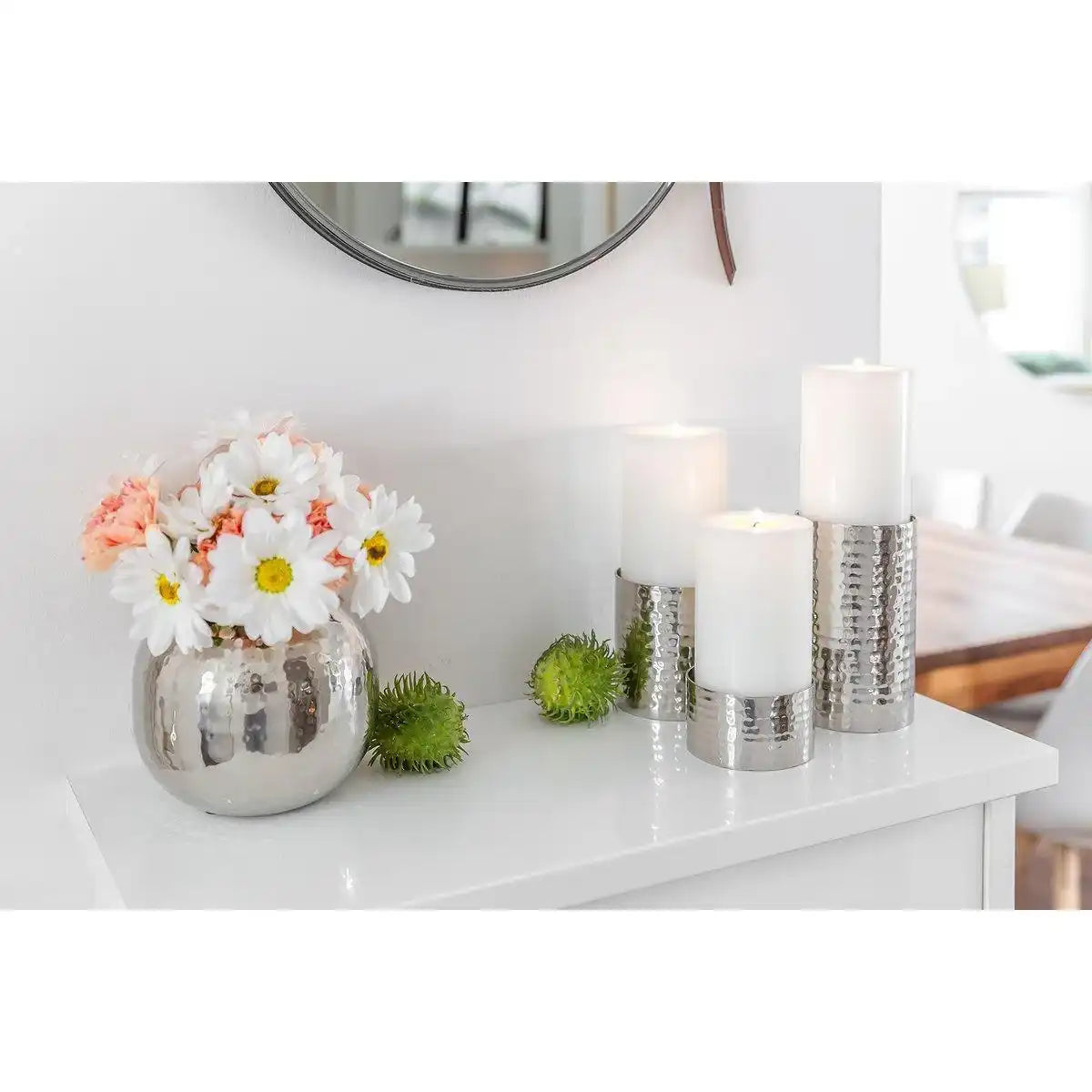 Leuchter Agadir Kerzenständer H 5 cm / Ø 8,5 cm - HomeDesign Knaus