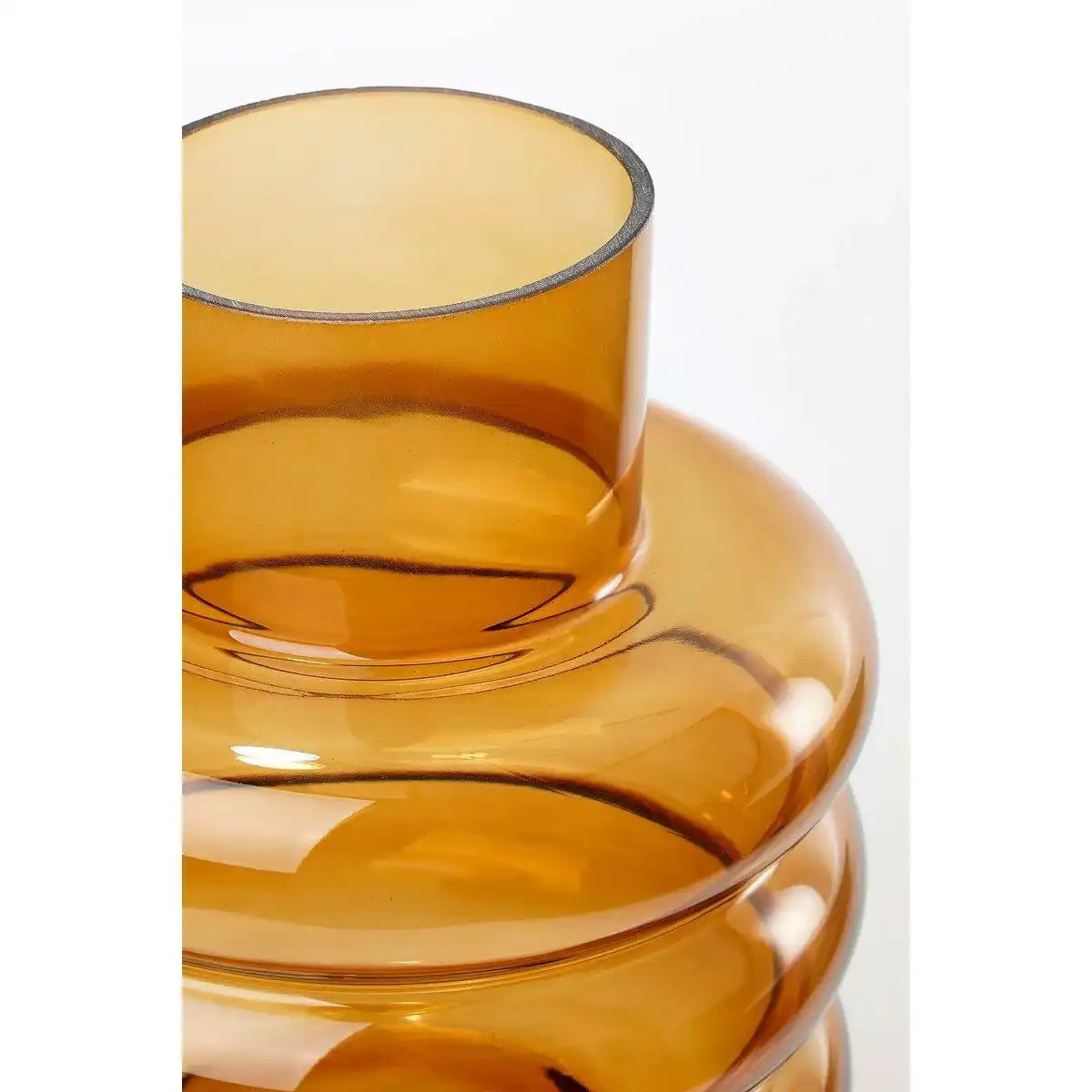 Lino Vase - H23 x Ø18 cm - Glas - Braun - HomeDesign Knaus