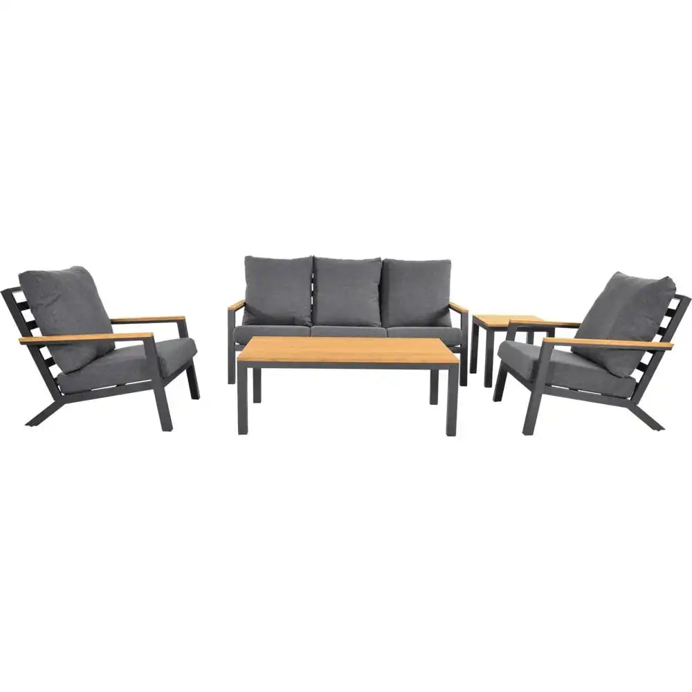Lounge-Set Gartenmöbel Wetterfest Gartenlounge - HomeDesign Knaus