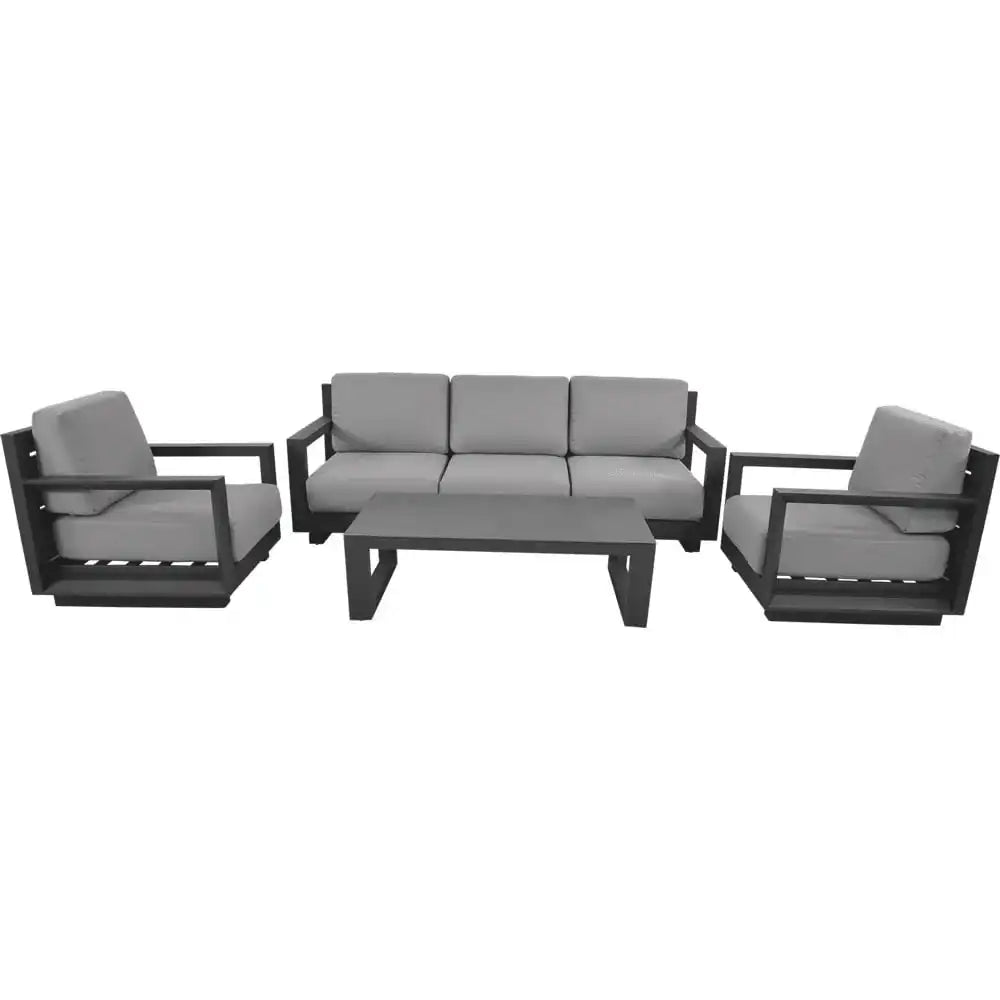 Lounge Set Giorgo Gartenmöbel Wetterfest Gartenlounge - HomeDesign Knaus