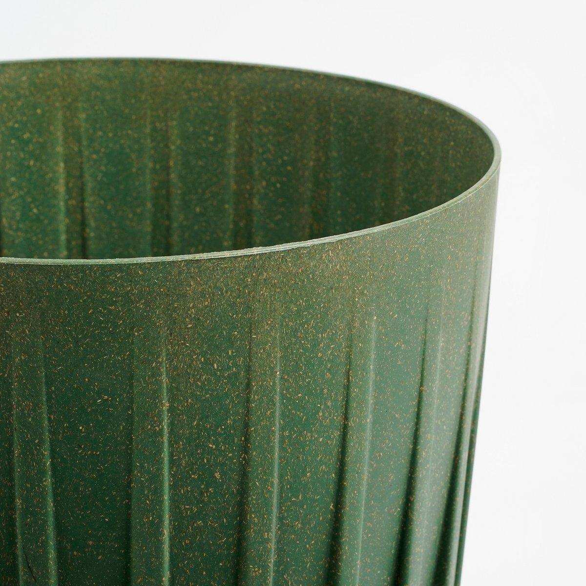 Lungo Blumentopf – H36 x Ø30 cm – Polypropylen – FSC Mix – Grün - HomeDesign Knaus