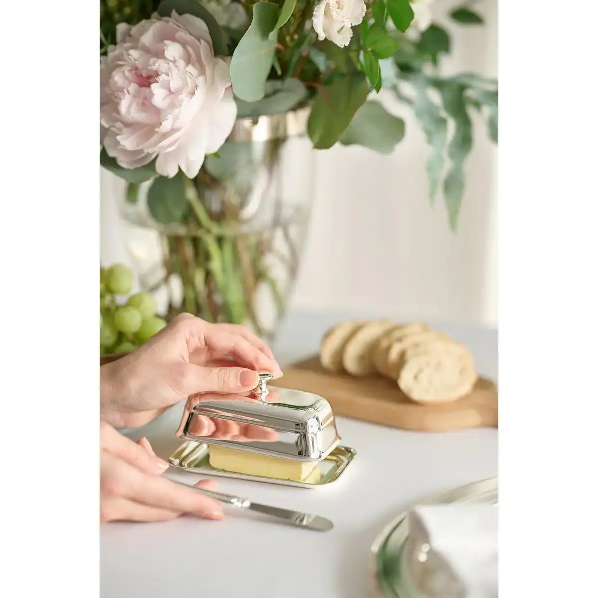 Luxus Buttermesser Faden Edelstahl polier - HomeDesign Knaus