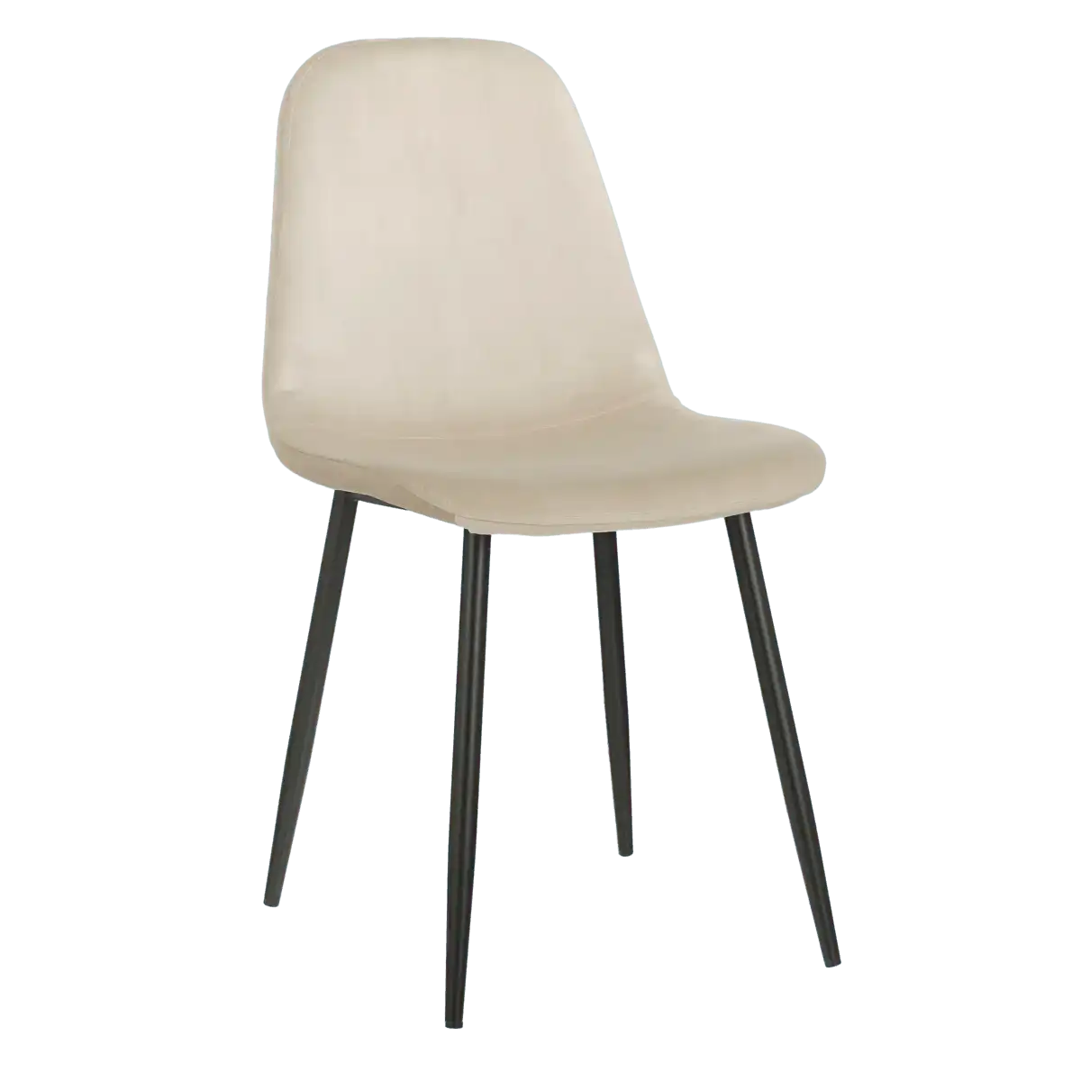 Montelli Esszimmerstuhl – Samt – Beige - HomeDesign Knaus