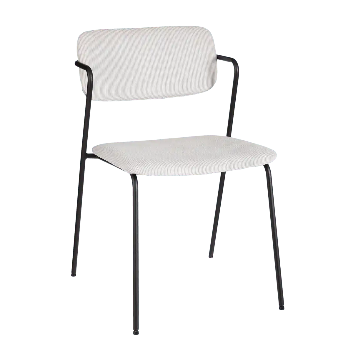Nanet Esszimmerstuhl – Samt – Silber - HomeDesign Knaus