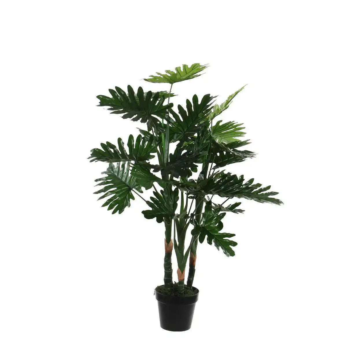 Philodendron Künstliche Pflanze im Topf – H100 x Ø70 cm – Grün - HomeDesign Knaus