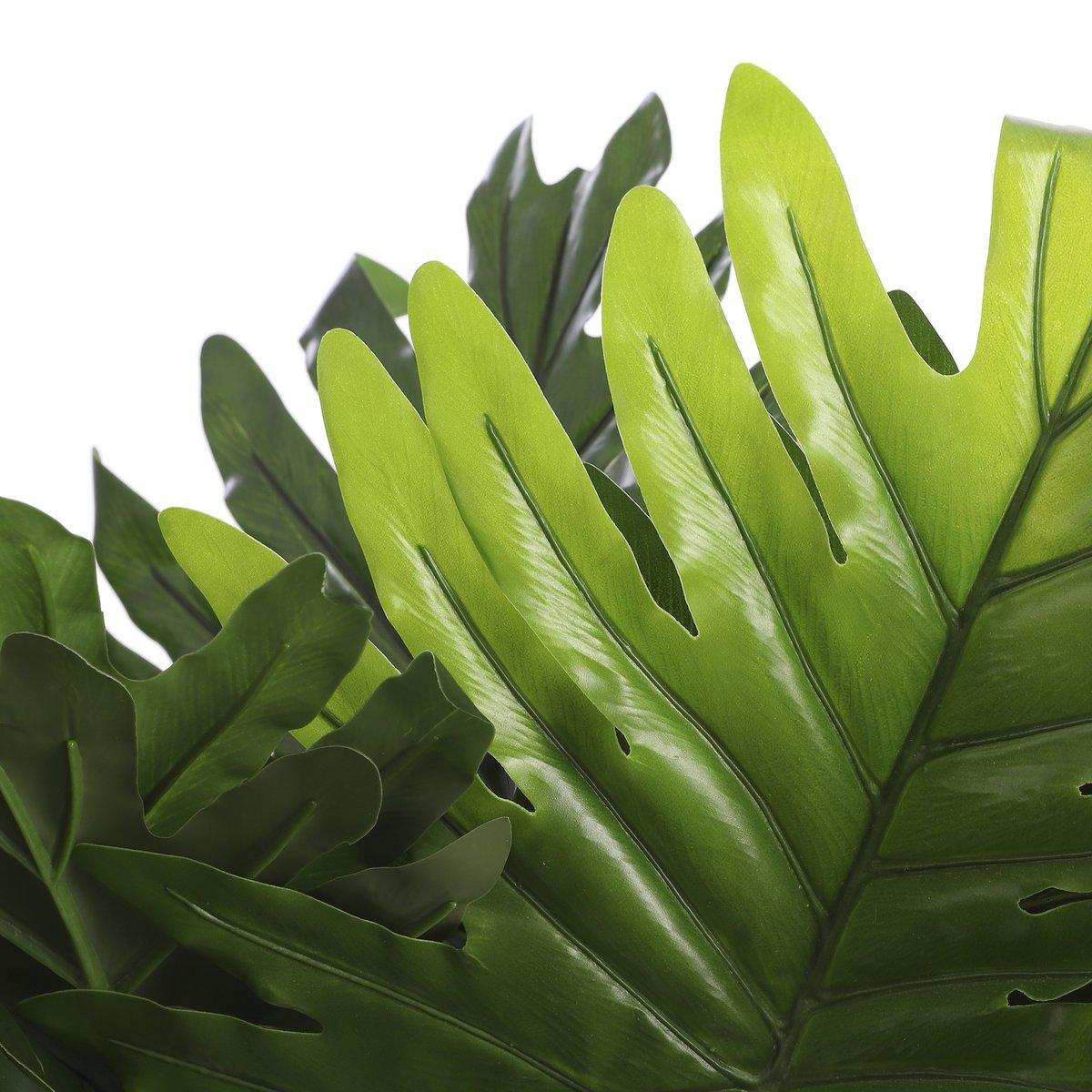 Philodendron Kunstpflanze - H60 x Ø80 cm - Grün - HomeDesign Knaus