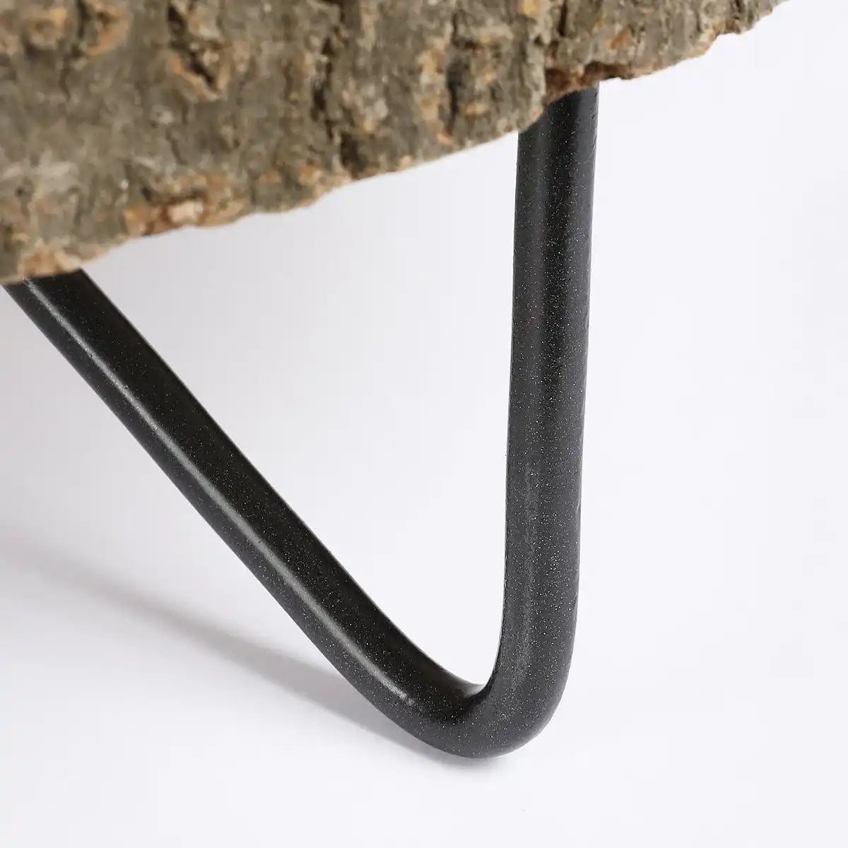Pia Tree Trunk Beistelltisch – H14 x Ø40 cm – Hellbraun - HomeDesign Knaus