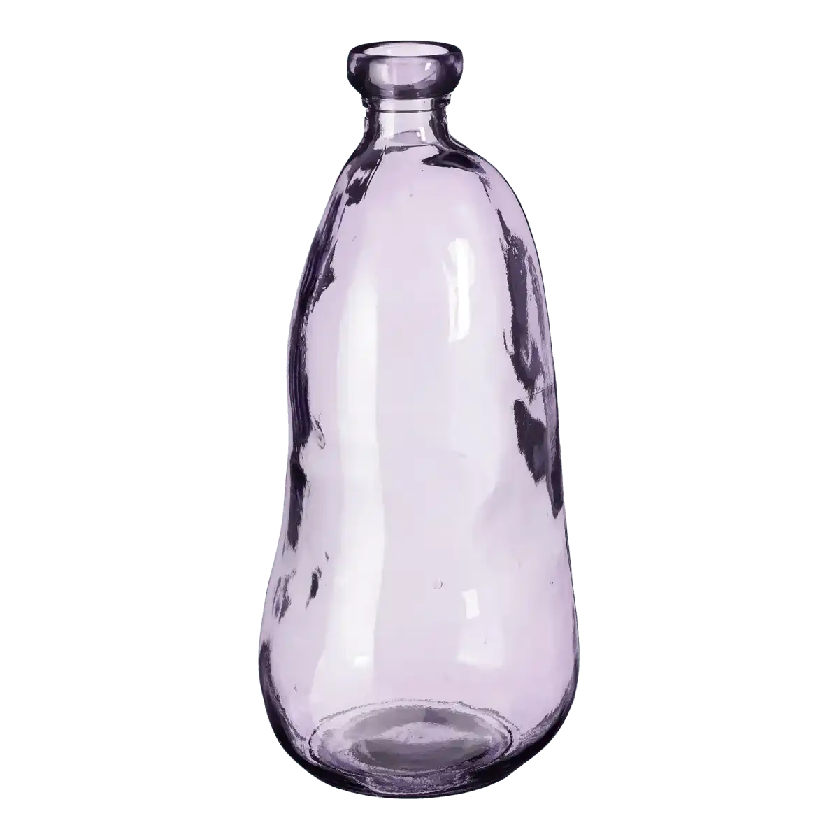 Pinto Vase - H51 x Ø22 cm - Recyceltes Glas - Lila - HomeDesign Knaus