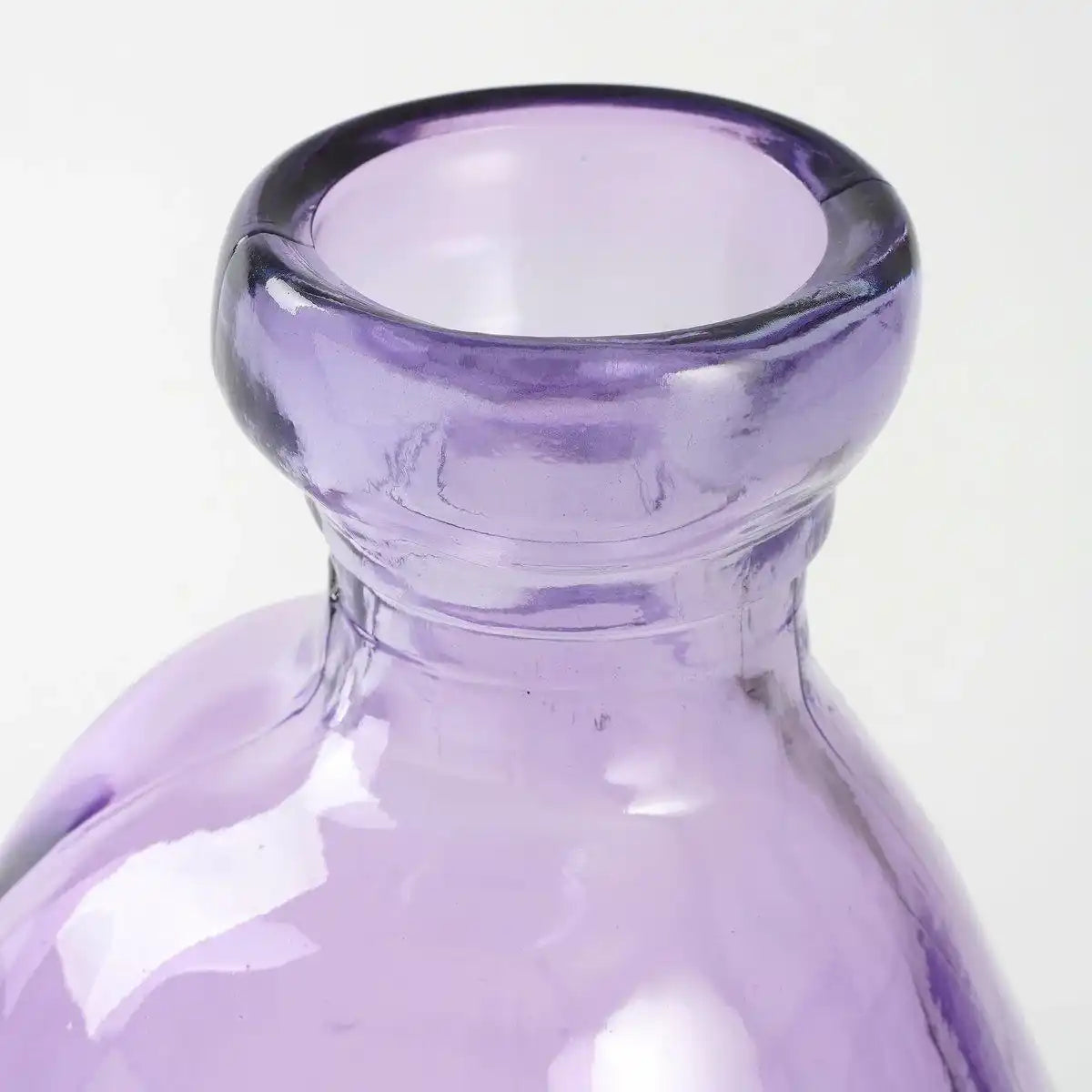Pinto Vase - H51 x Ø22 cm - Recyceltes Glas - Lila - HomeDesign Knaus