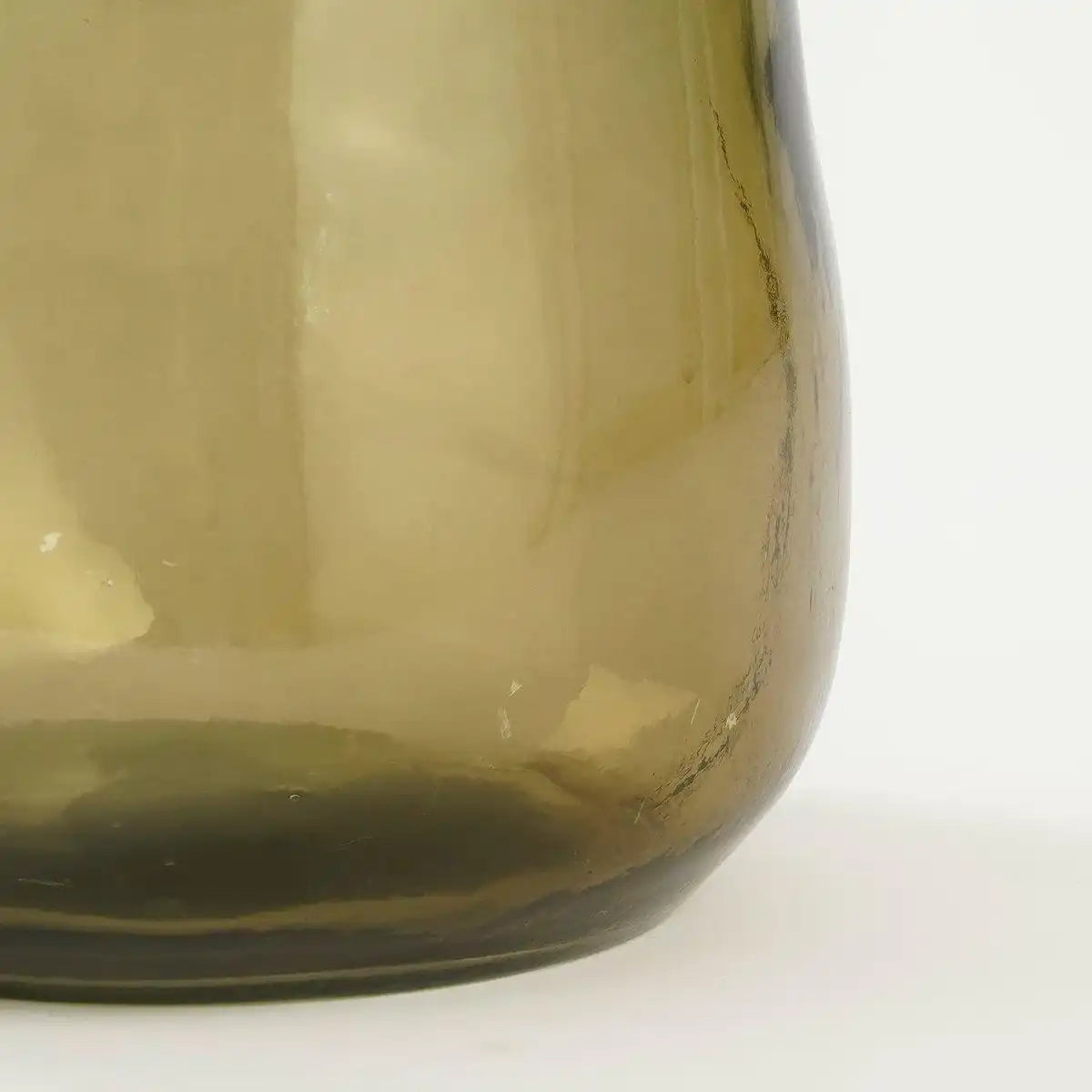 Pinto Vase - H51 x Ø22 cm - Recyceltes Glas - Taupe - HomeDesign Knaus