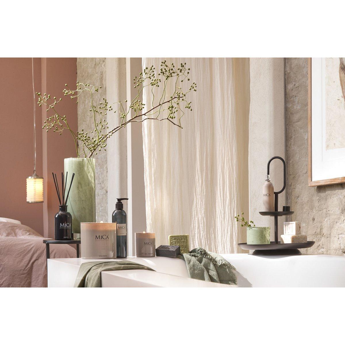 Rama Etagere 2-stöckig – H36 x Ø28 cm – Metall – Schwarz - HomeDesign Knaus