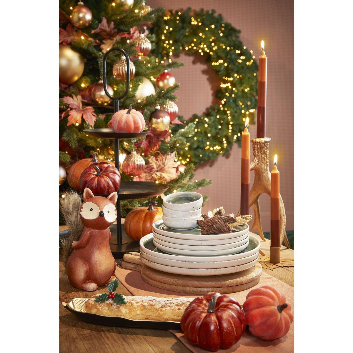 Rama Etagere 3-stöckig – H55 x Ø38 cm – Metall – Schwarz - HomeDesign Knaus