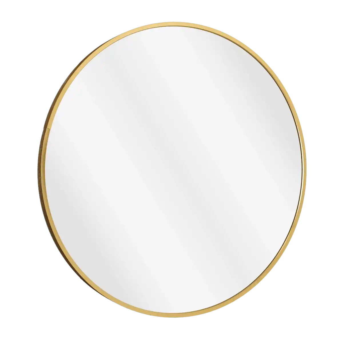 Rossi Wandspiegel – H3 x Ø60 cm – Metall – Gold - HomeDesign Knaus