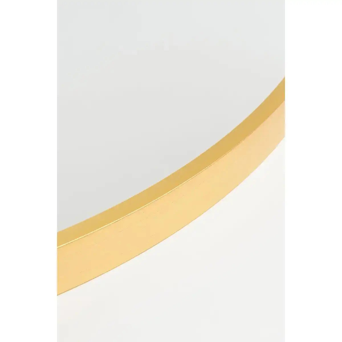 Rossi Wandspiegel – H3 x Ø60 cm – Metall – Gold - HomeDesign Knaus