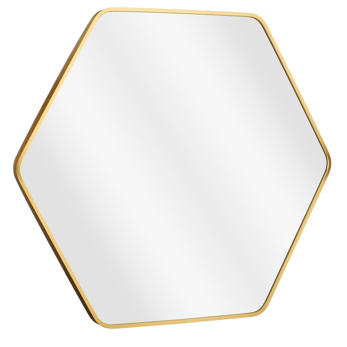 Rossi Wandspiegel – L80 x B71 cm – Metall – Gold - HomeDesign Knaus