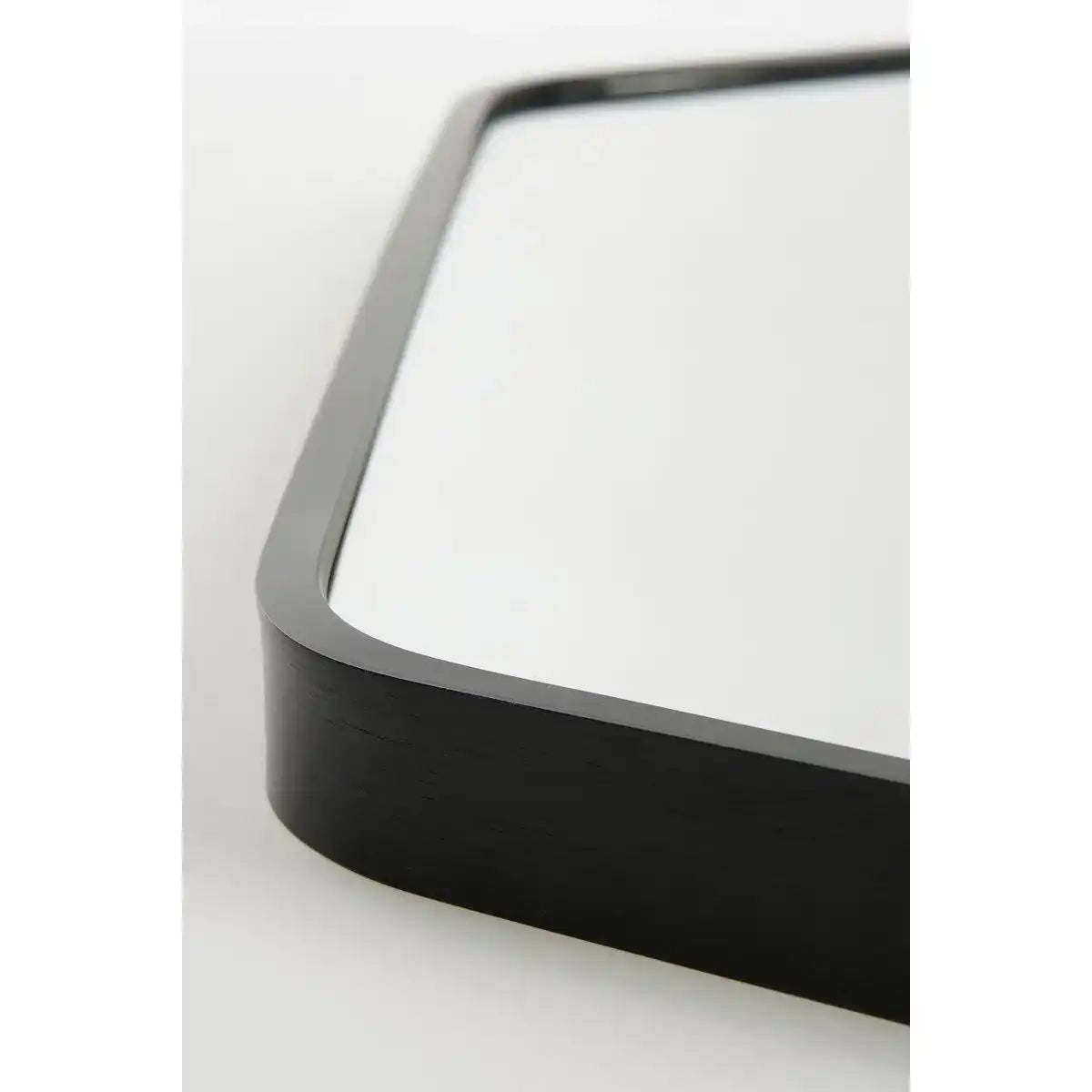 Rossi Wandspiegel – L80 x B71 cm – Metall – Schwarz - HomeDesign Knaus
