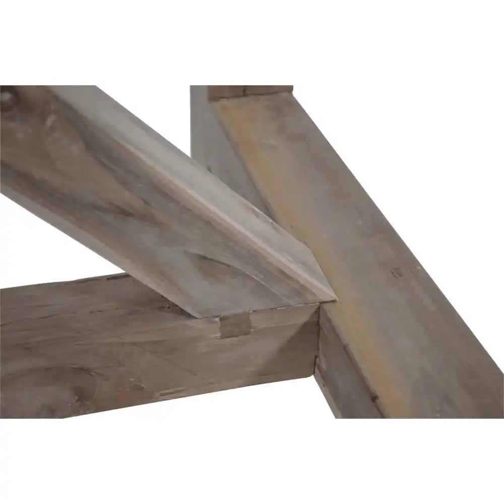 Rustikal Teakholz Gartentisch Castle Esstisch 240x100 - HomeDesign Knaus