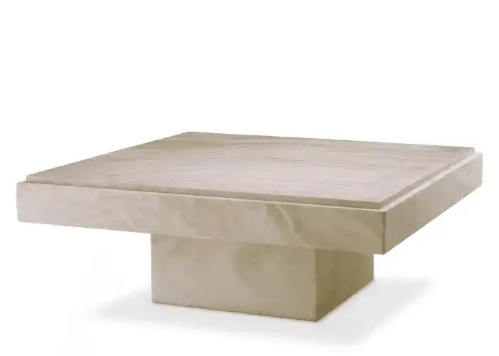Sartoria Couchtisch Wohnzimmertisch Travertin Handgefertigt - HomeDesign Knaus