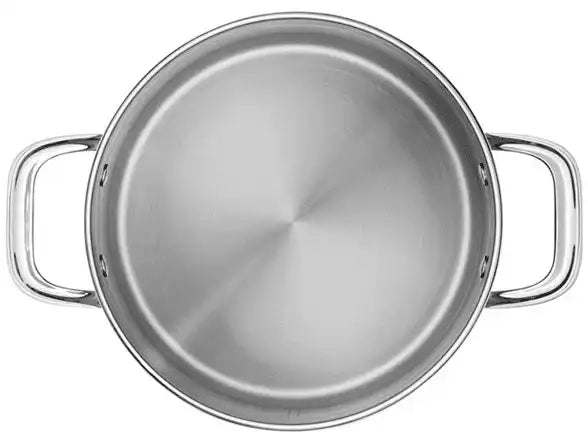 Scanpan 22 cm/4,0 L Kochtopf - TechnIQ Glaskeramik Backofengeeignet Edelstahl - HomeDesign Knaus