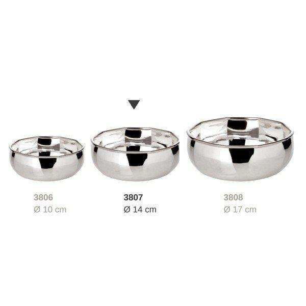 Schale Dekoschale Servierschale Ten, 10-eckig, schwerversilbert, 14 cm - HomeDesign Knaus