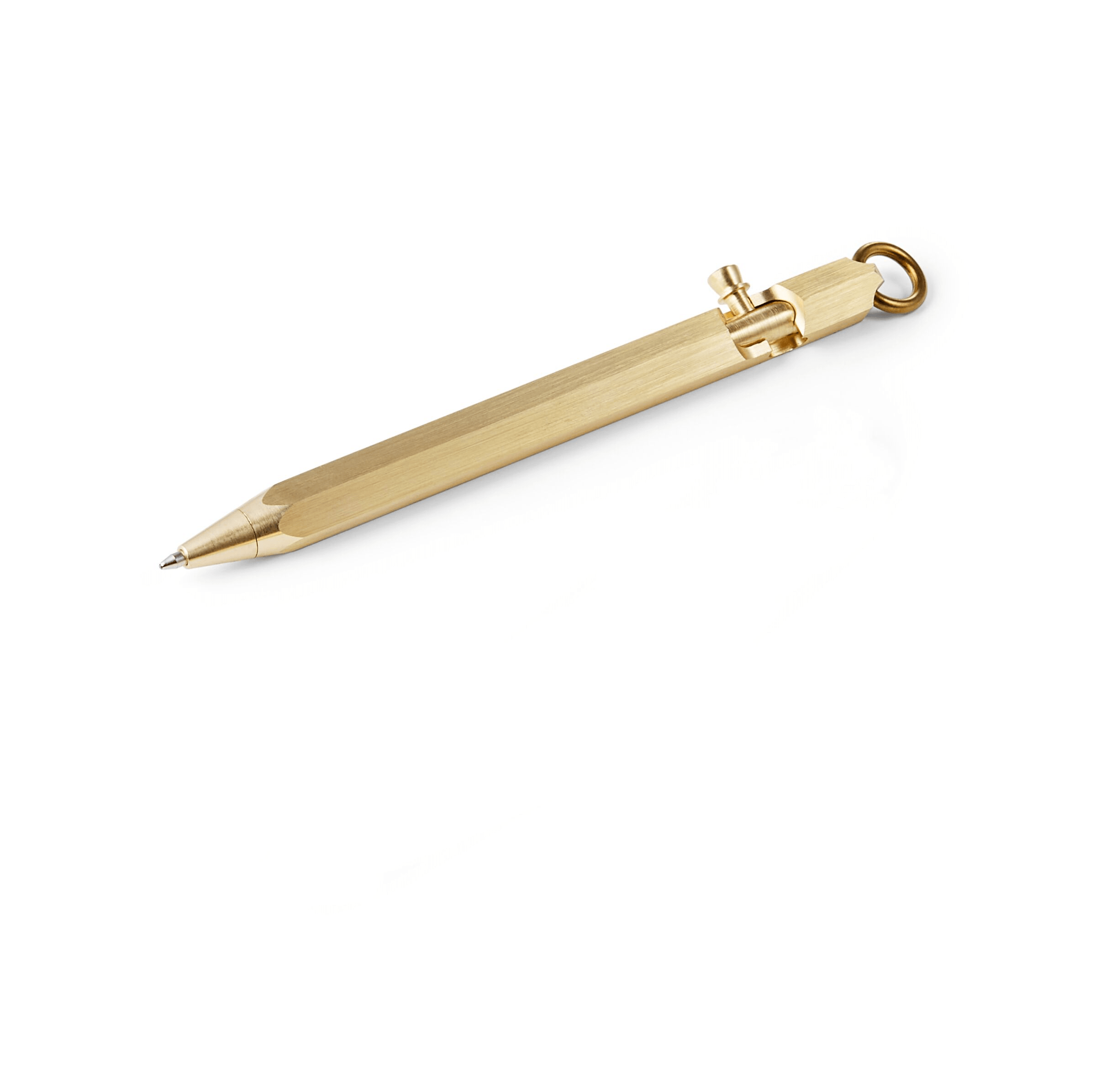 PURE Schreibwerkzeug Messing Kugelschreiber Handgefertigt - HomeDesign Knaus