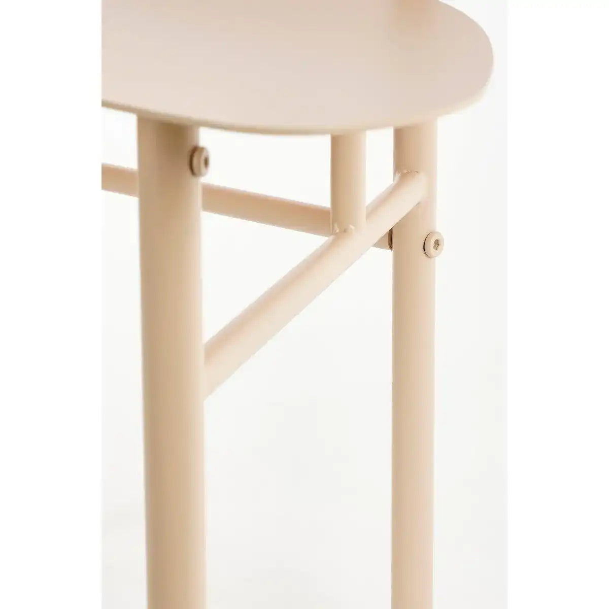 Selena Beistelltisch – L68 x B44,5 x H45,5 cm – Metall – Rosa - HomeDesign Knaus